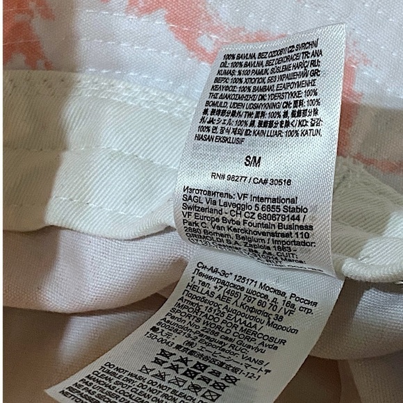 VANS Tie Dyed Bushwick Bucket Hat Pink/White Size Small/Medium Never Worn - Picture 5 of 13